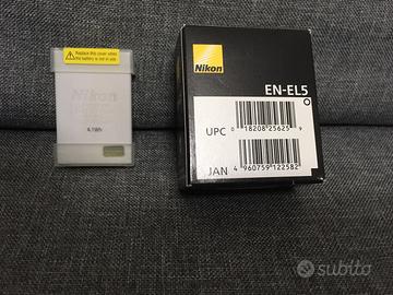 nikon EN-EL5 batteria nikon MH-61 caricabatterie