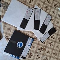 5 floppy e porta floppy per commodore 64