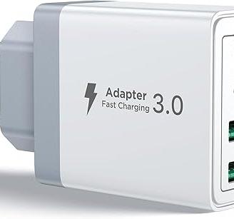 Caricatore USB C Rapido 40W 4Porto Presa USB (c)