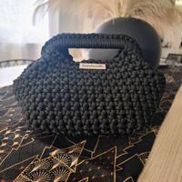borsa clutch uncinetto 
