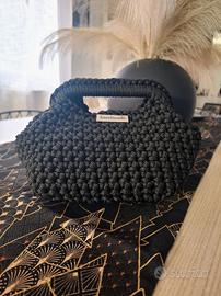 borsa clutch uncinetto 