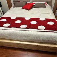 Letto con 4 cassetti contenitori e correrdo