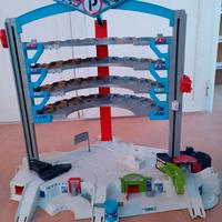 GARAGE  HOTWHEELS + 4 MACCHININE