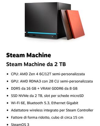 Steam Machine 2TB NUOVO
