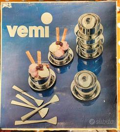 Servizio vintage da gelato