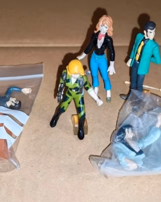 Lupin III gashapon  vari