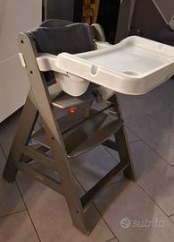 seggiolone in legno Hauck