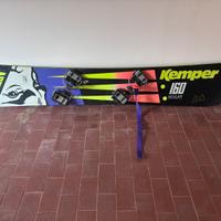 Tavola showboard asimmetrica scarpone rigido