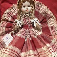 Bambola Porcellana Capodimonte Ciarapica 35cm