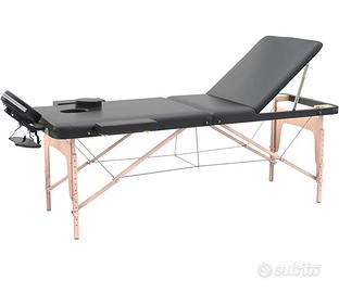 Lettino massaggi pieghevole 3 zone