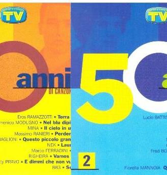 Collezione in CD di 50 Anni di Canzoni Italiane.1