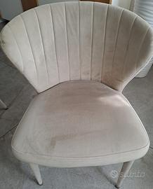 Sedie SIA "Iris Velour"s - beige