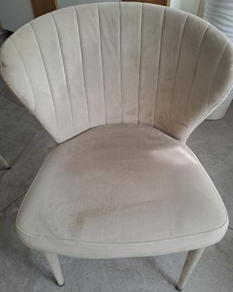 Sedie SIA "Iris Velour"s - beige