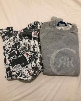 2 felpe unisex Cerruti, Diabolik