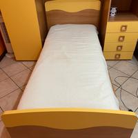 Letto singolo cameretta+materasso