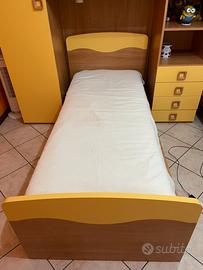 Letto singolo cameretta+materasso