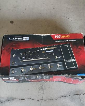Line 6 POD HD400 pedaliera multieffetto chitarra