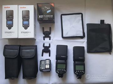 DUE Flash Godox TT685II-S TTL + trigger X2T