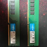 Crucial 8GB DDR4-2400 UDIMM x2