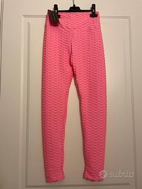 Leggings rosa fluo nuovi