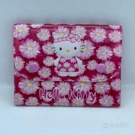 PORTAMONETE HELLO KITTY PORTACARTE TESSERE NUOVO