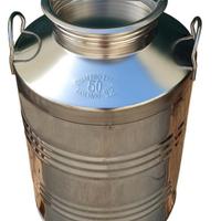 fusto olio contenitore bidone inox alimenti LT 50