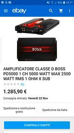 Amplificatore mono classe d 