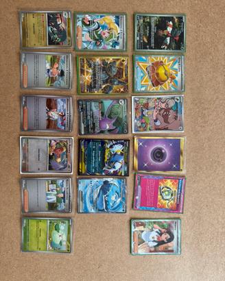 Lotto carte pokemon