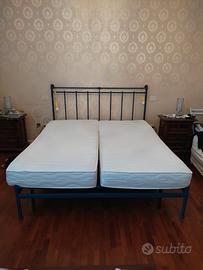 Letto matrimoniale in ferro battuto