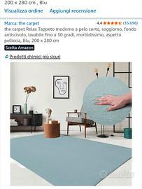 Tappeto 200x280 pile
