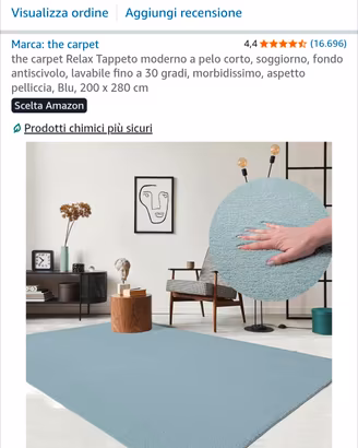 Tappeto 200x280 pile
