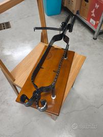 Porta prosciutto artigianale con morsa regolabile 