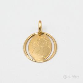 Ciondolo in oro giallo 9 kt “Angioletto S.4