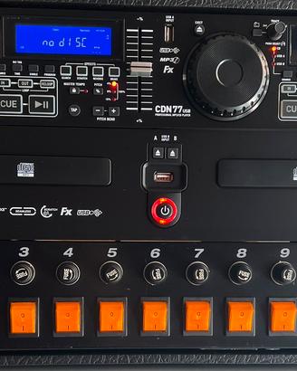 Lettori Numark 77 Usb - Centralina Corrente - Rack