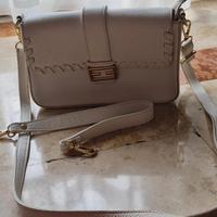 Genuine Leather borsa bianca made in Italy