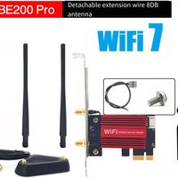 Scheda di Rete WiFi 7 BE200 Pro PCIe Bluetooth 5.4
