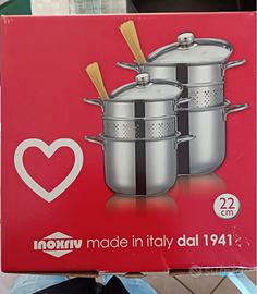 PENTOLA set pasta INOXRIV - INOX