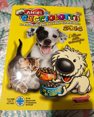 Album figurine Amici Cucciolotti 2014 completo 