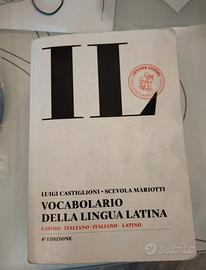  vocabolario  "I L" della lingua latina per liceo 