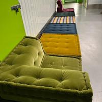Divano rochebobois mah jung x missoni 4 moduli