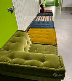 Divano rochebobois mah jung x missoni 4 moduli