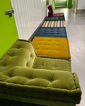 Divano rochebobois mah jung x missoni 4 moduli