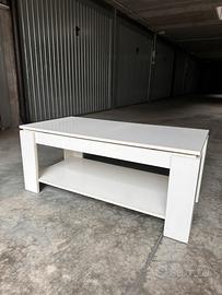 Tavolino salotto con contenitore/piano rialzabile