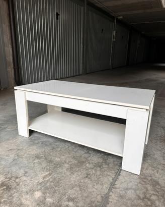 Tavolino salotto con contenitore/piano rialzabile
