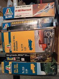 Modellini kit montaggio 