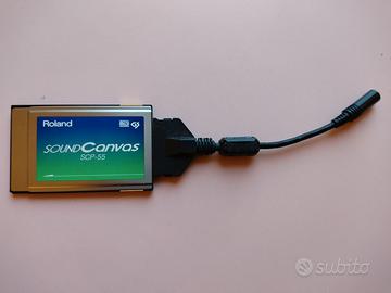 Roland SCP 55 PCMCIA  + Laptop ACER EXTENSA 355