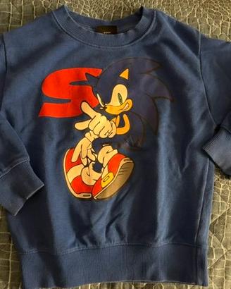 Felpa / Tuta Sonic Blu Bambino 4 - 5 Anni