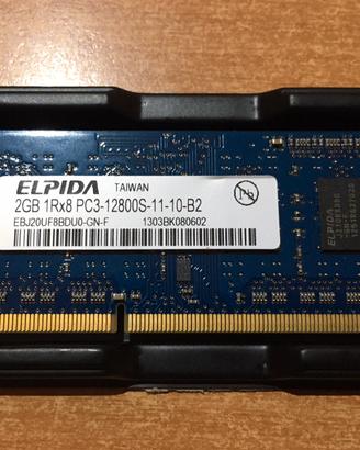 Memoria DDR3 2GB
