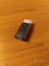 HP Adattatore DisplayPort - HDMI 1.4 Adapter, Ner