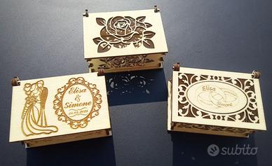 Scatola confetti bomboniera x matrimonio festività